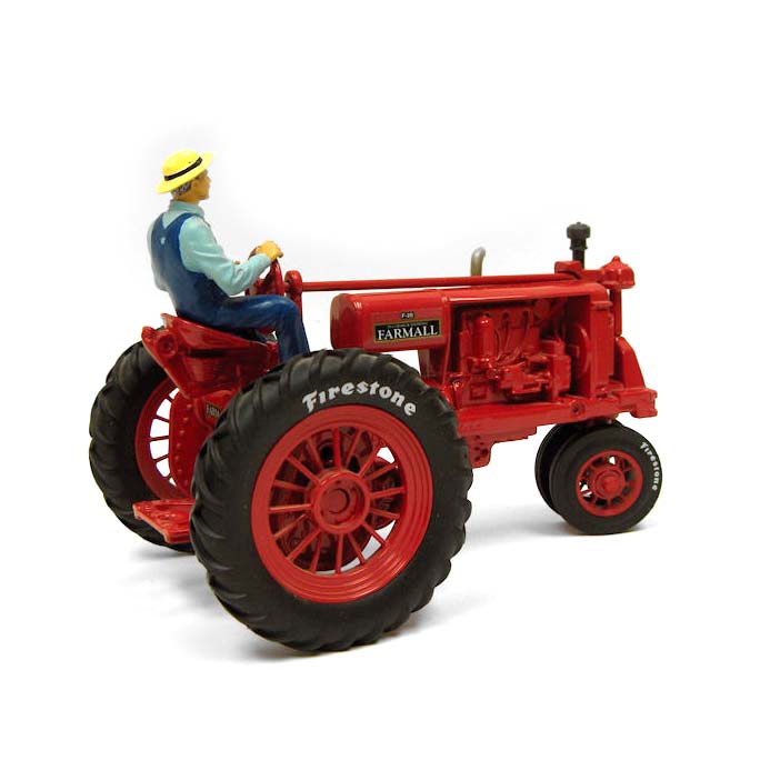 1/16 Farmall F-20 with Firestone Tires & Lowell Davis Figurine, 1st in Firestone Series