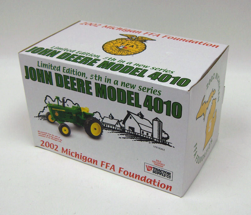 1/16 John Deere 4010 Wide Front, 2002 Michigan FFA, 5th in Series