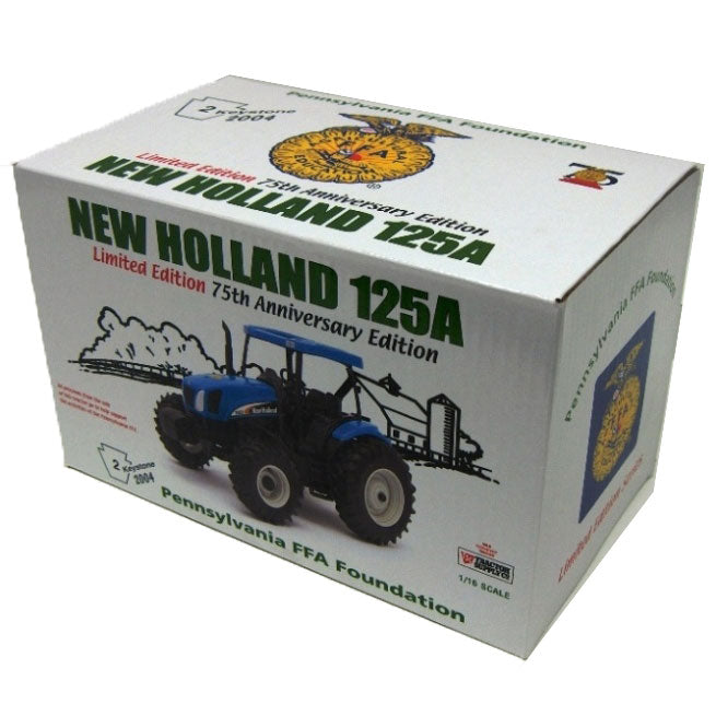 1/16 New Holland 125A Limited Edition 75th Anniversary Tractor by ERTL, 2004 PA FFA