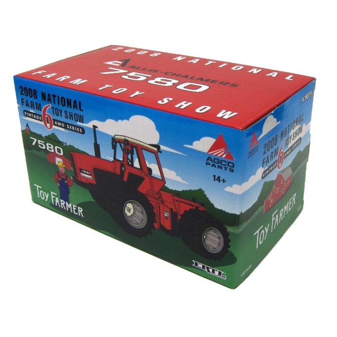 1/32 Allis Chalmers 7580 Tractor with 4-Wheel Drive by ERTL, 2008 National Farm Toy Show