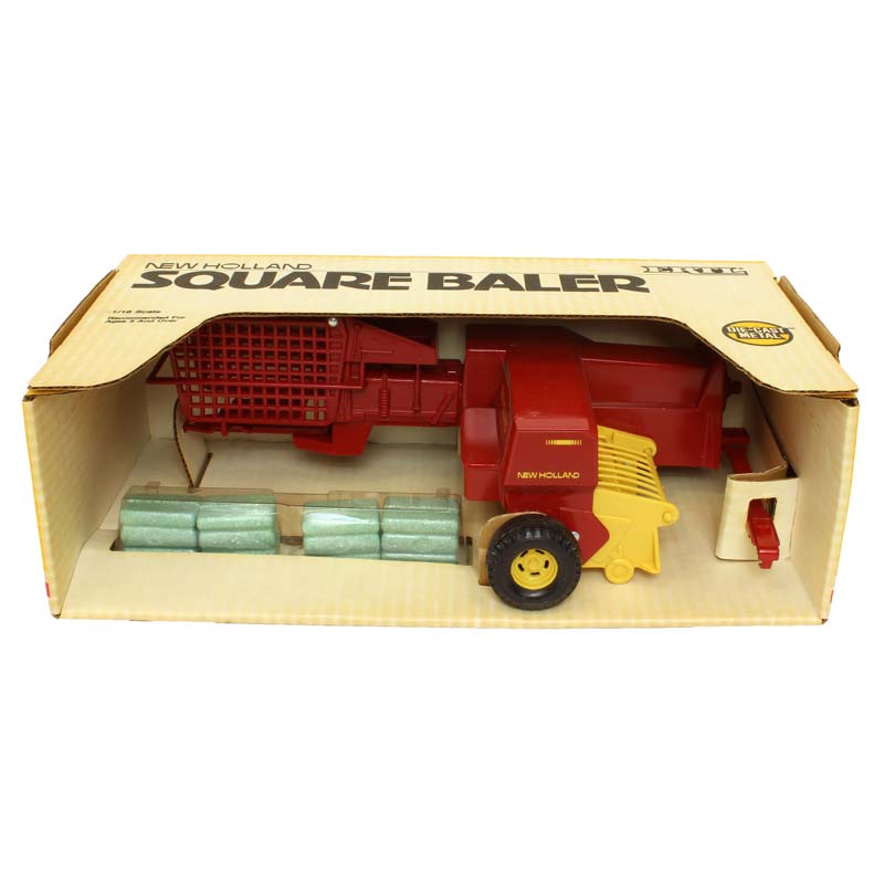 (B&D) 1/16 New Holland Square Kick Baler with Bales by ERTL - Damaged Item
