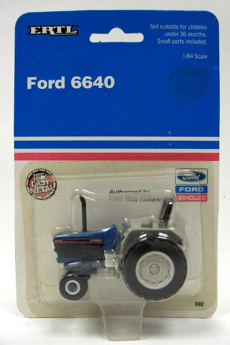 1/64 Ford 6640 Tractor with ROPS by ERTL