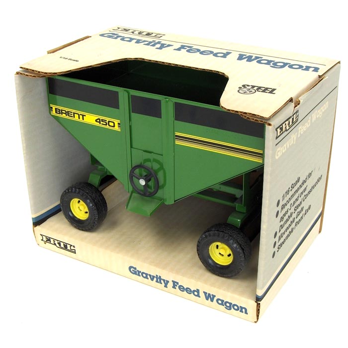 1/16 Green Brent 450 Steel Gravity Wagon by ERTL