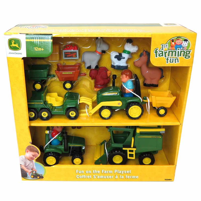 John Deere Fun on the Farm Vehicle Set