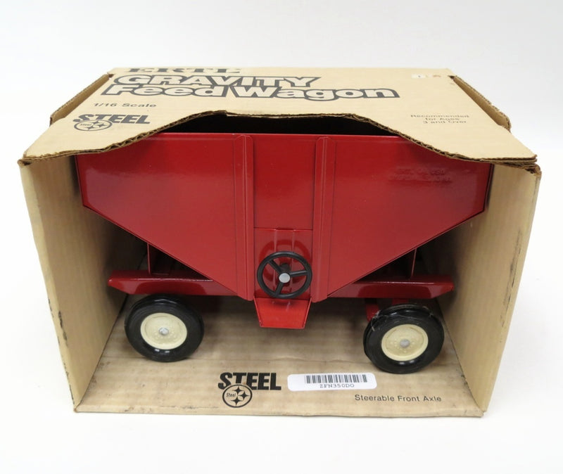 (B&D) 1/16 Red Steel Gravity Wagon by ERTL - Damaged Item