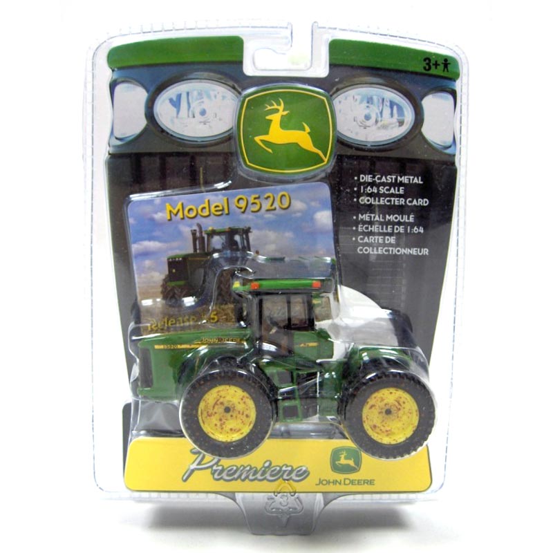 1/64 John Deere 9520  Tractor with Duals, ERTL Premiere Series #5 Chase Muddy Version
