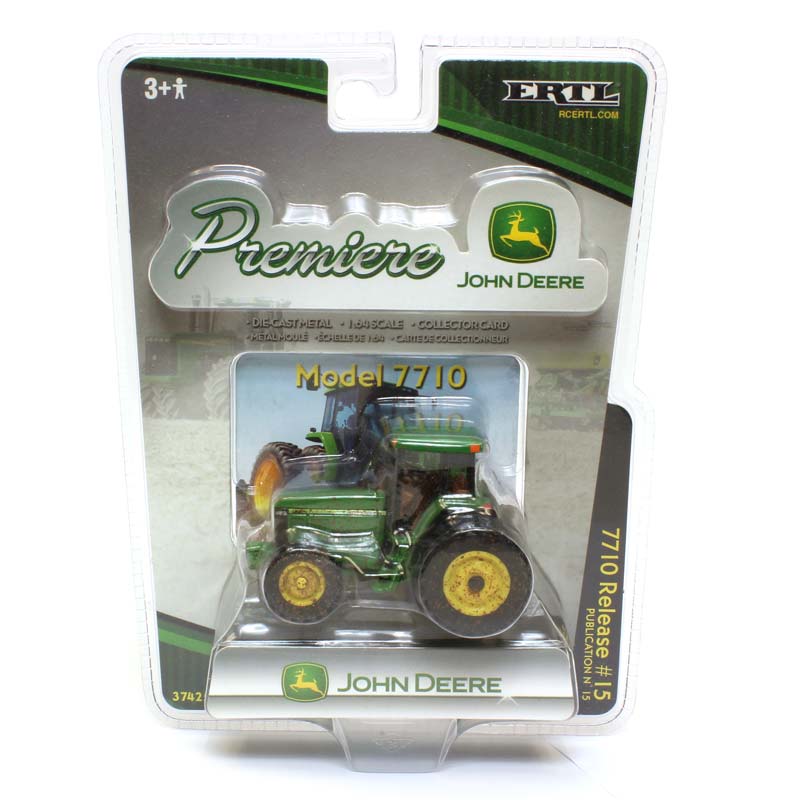 1/64 John Deere 7710, ERTL Premiere Series #15, Muddy Version
