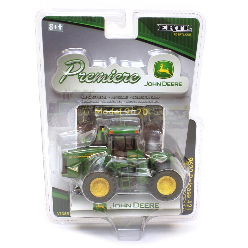 1/64 John Deere 9620 Tractor with Duals, ERTL Premiere Series #21, Muddy Version