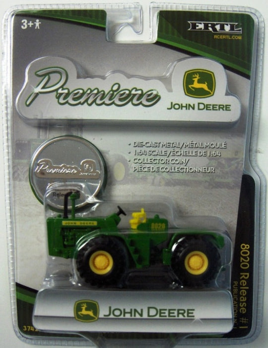 1/64 Premiere Series 2 John Deere 8020 with Medallion, Release #1