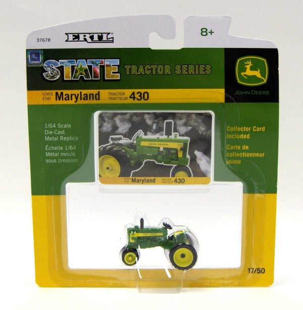 1/64 John Deere 430, ERTL State Tractor Series #17: Maryland