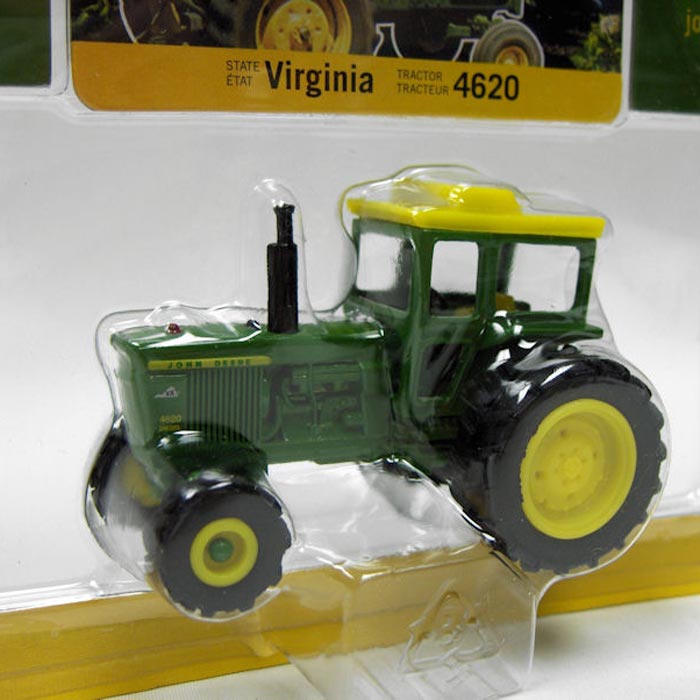 1/64 John Deere 4620 Wide Front, ERTL State Tractor Series #27: Virginia