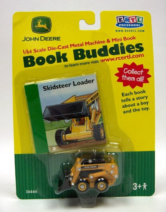 1/64 John Deere 6675 Skidsteer Loader with Book