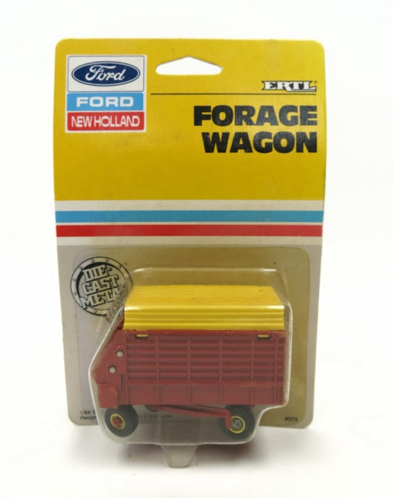 1/64 Ford New Holland Forage Wagon with Yellow Roof by ERTL