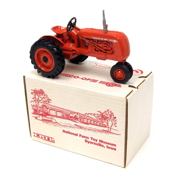 1/16 Cockshutt COOP E2 Narrow Front Tractor by ERTL, 1989 National Farm Toy Museum