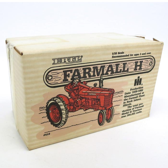1/16 IH Farmall H Tractor with Narrow Front by ERTL, Collector Edition