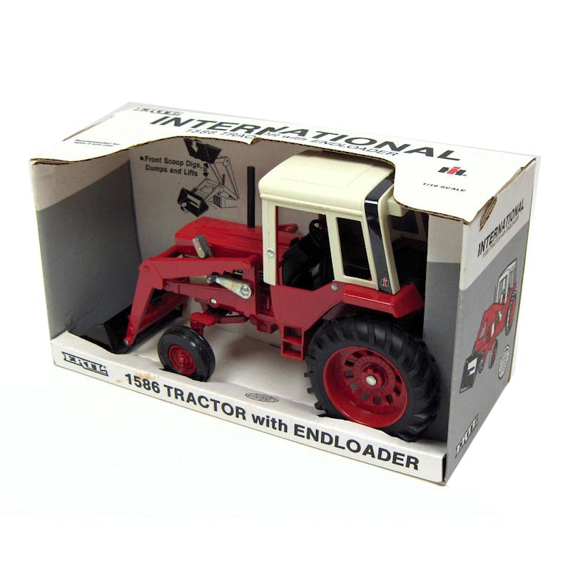 1/16 International 1586 Tractor with Cab & Loader by ERTL