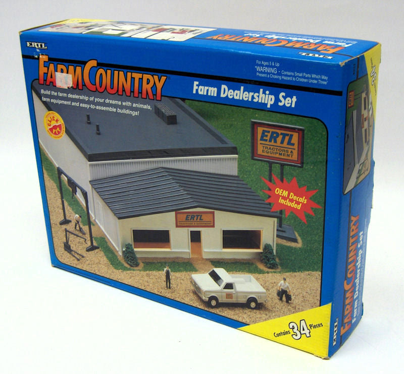 1/64 ERTL Farm Dealership Set
