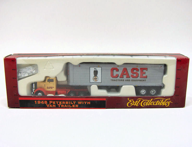 1/87 Case Old Abe 1948 Peterbilt with Van Trailer