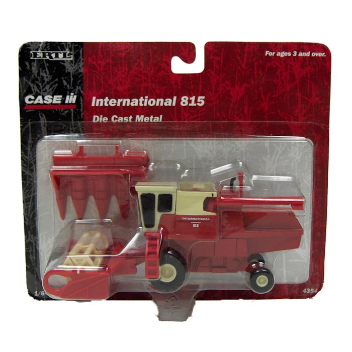 1/64 International 815 Combine with Corn & Grain Heads