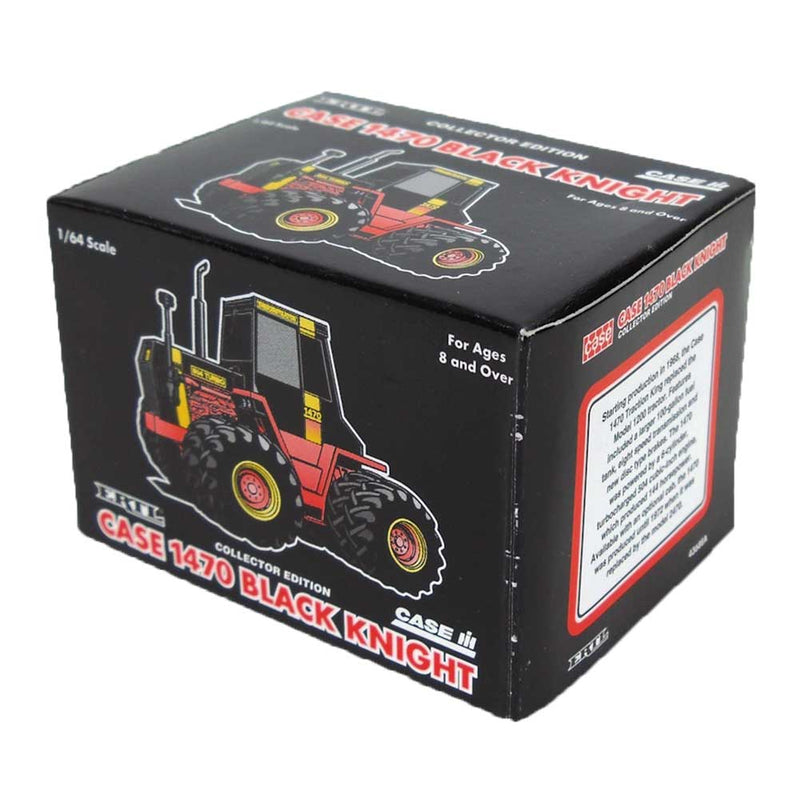 1/64 Case 1470 Black Knight Tractor by ERTL, Collector Edition
