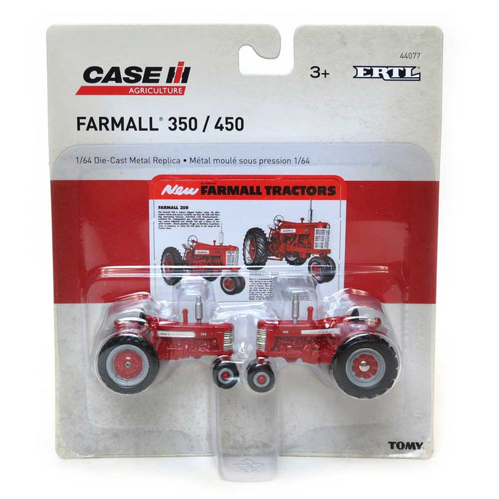 1/64 IH Farmall 350 & 450 60th Anniversary Tractor Set