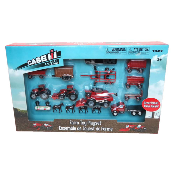 1/64 Case IH Tractor and Vehicle 20 Piece Value Set