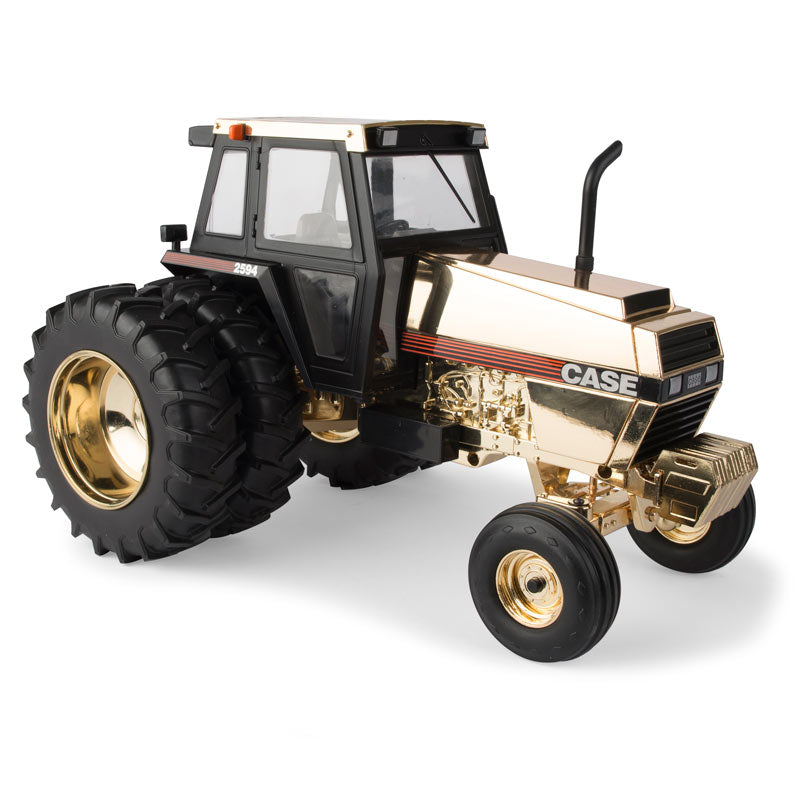 Gold Chrome Chase Unit ~ 1/16 Case 2594 2WD Tractor with Duals by ERTL, 175th Anniversary
