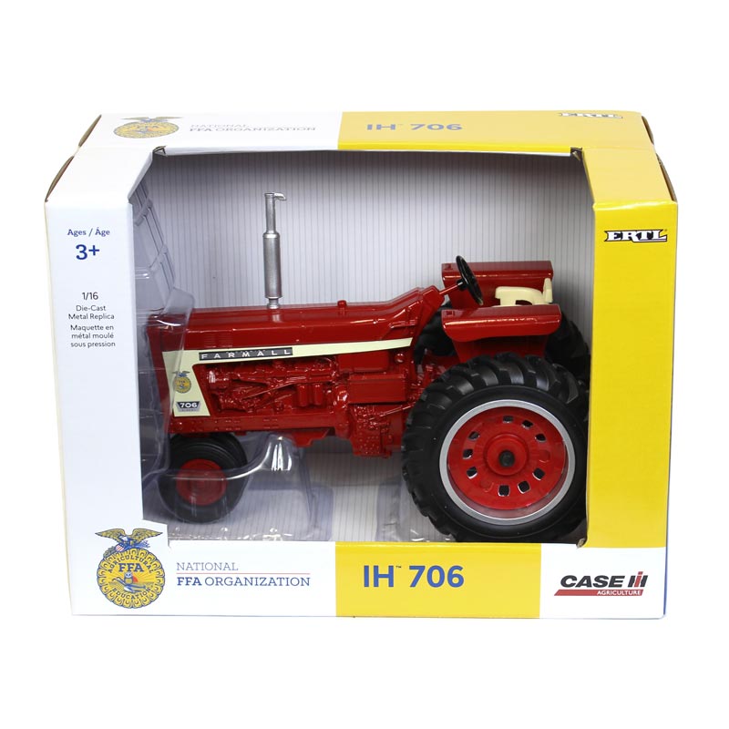 1/16 IH Farmall 706 Narrow Front Tractor with FFA Logo by ERTL