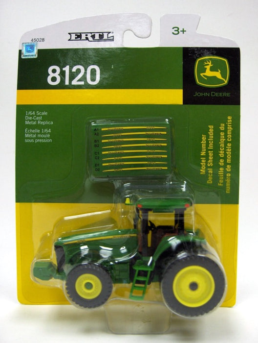 1/64 John Deere 8120 Tractor with Decals for 8220, 8320, 8420 & 8520