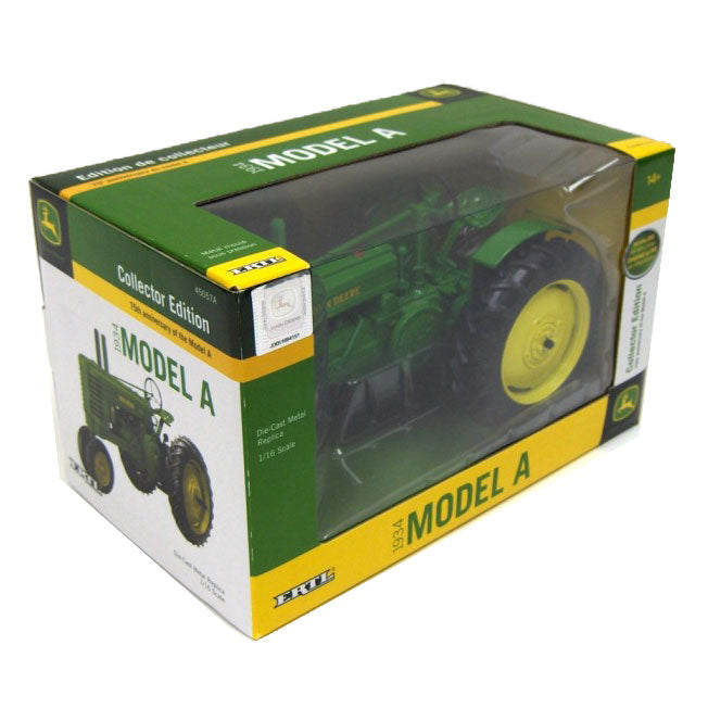 1/16 John Deere Styled A Tractor by ERTL, 75th Anniversary Collector Edition with DVD