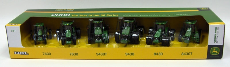 1/64 John Deere 2008 Waterloo Works Special Edition 6 Piece Tractor Set, "The Year of the 30 Series"