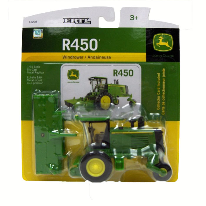 1/64 John Deere R450 Self Propelled Windrower by ERTL