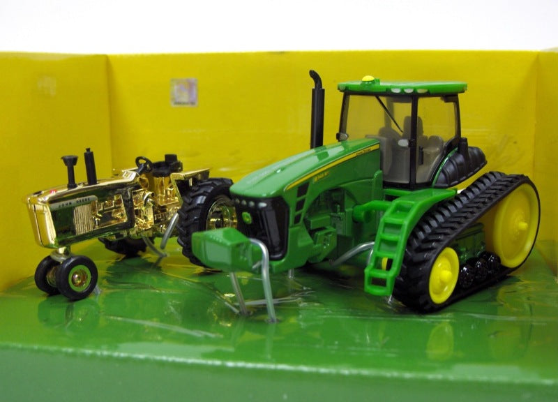 1/64 Fall Fest 2010 Ltd John Deere Gold 4010 and 8345RT on Tracks by ERTL