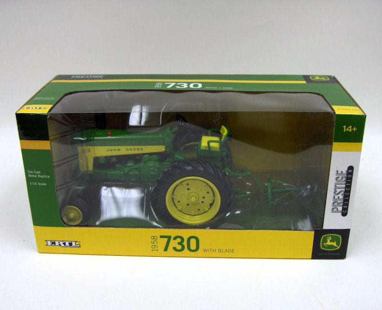 1/16 John Deere 730 Wide Front with Rear Blade, ERTL Prestige Collection