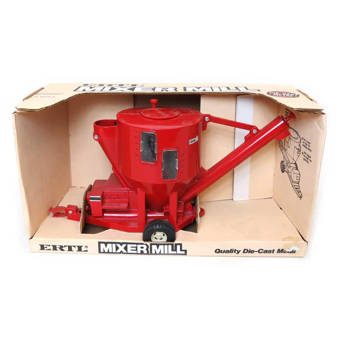 1/16 Case IH Red Die-cast Mixer Mill with Working Augers, Made in the USA