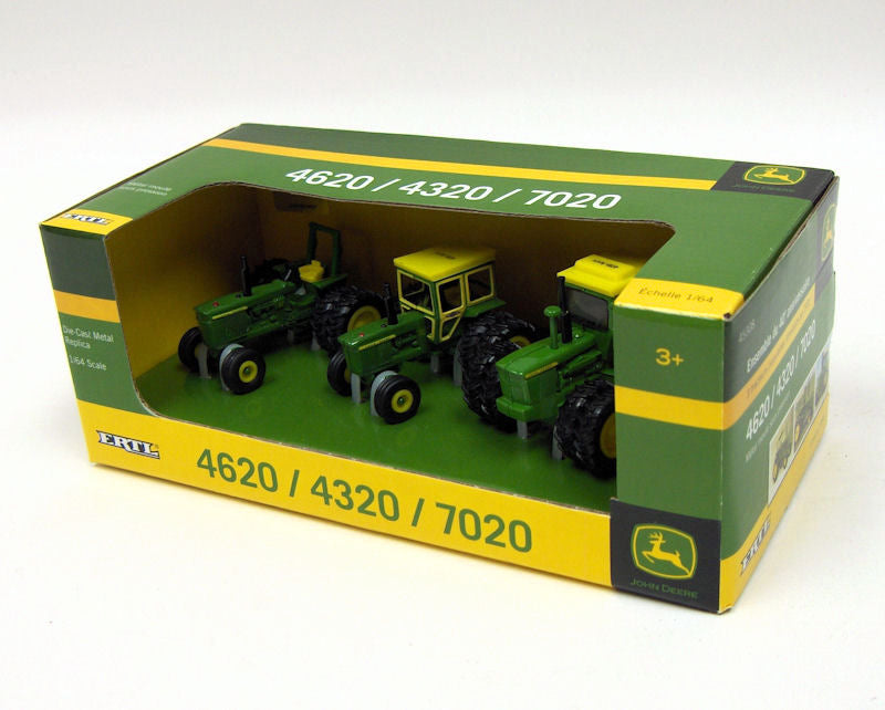 1/64 John Deere 4320, 4620, 7020 3 Piece 40th Anniversary Set