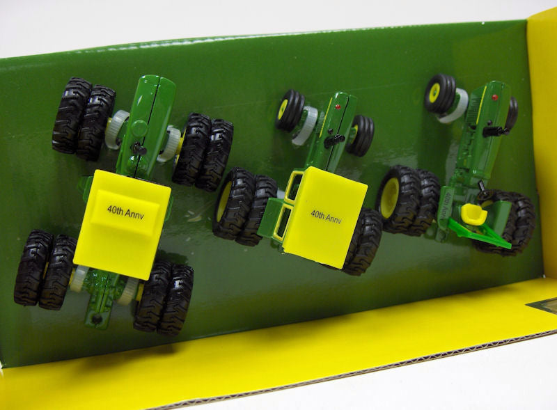 1/64 John Deere 4320, 4620, 7020 3 Piece 40th Anniversary Set