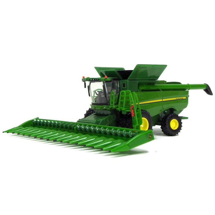 1/64 John Deere S690 Combine with Corn & Grain Heads, ERTL Authentics #3