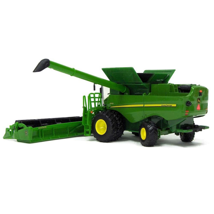 1/64 John Deere S690 Combine with Corn & Grain Heads, ERTL Authentics #3