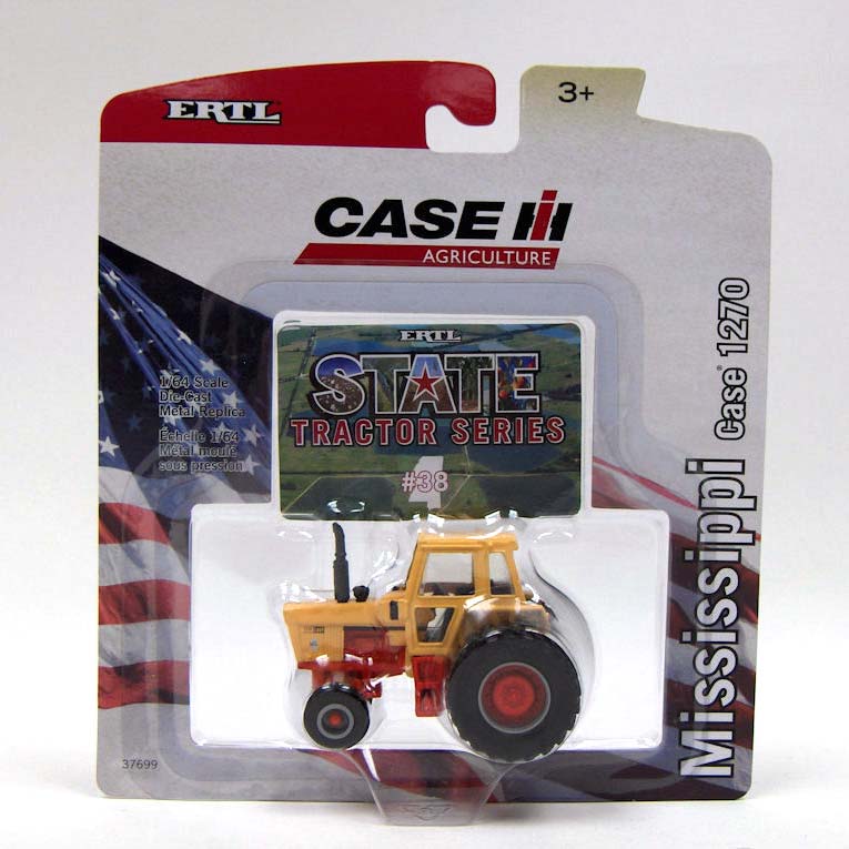 1/64 Case 1270 Cab, State Tractor Series #38, Mississippi by ERTL