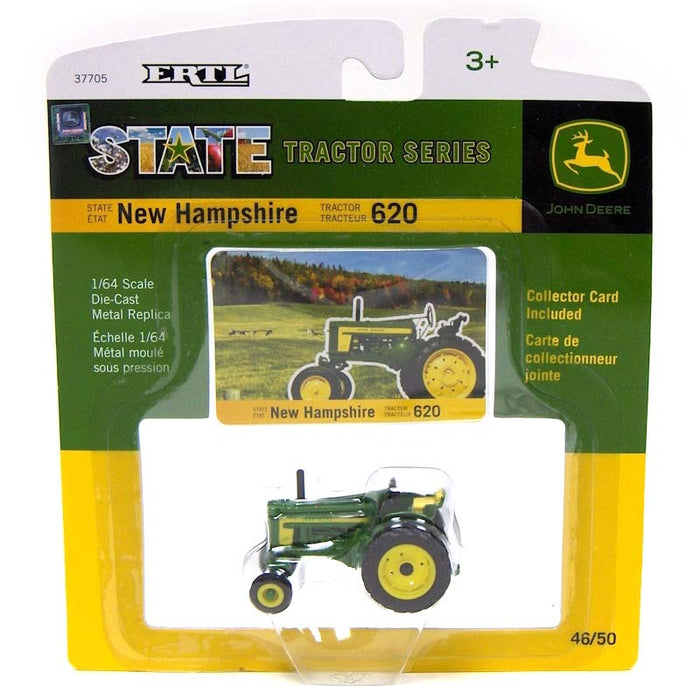 1/64 John Deere 620 Wide Front, ERTL State Series #46: New Hampshire