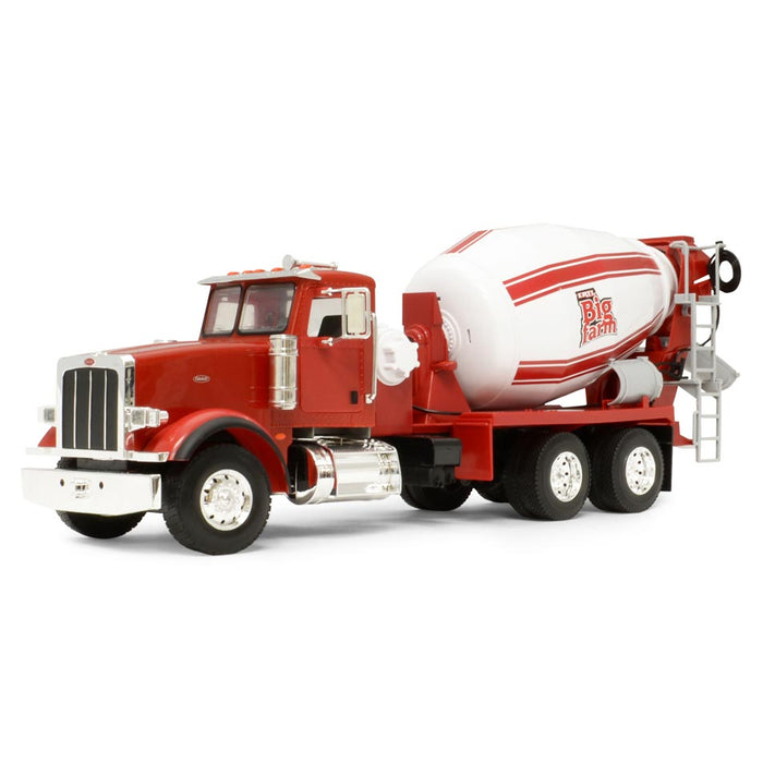 1/16 ERTL Big Farm Red Peterbilt 367 Truck with Cement Mixer