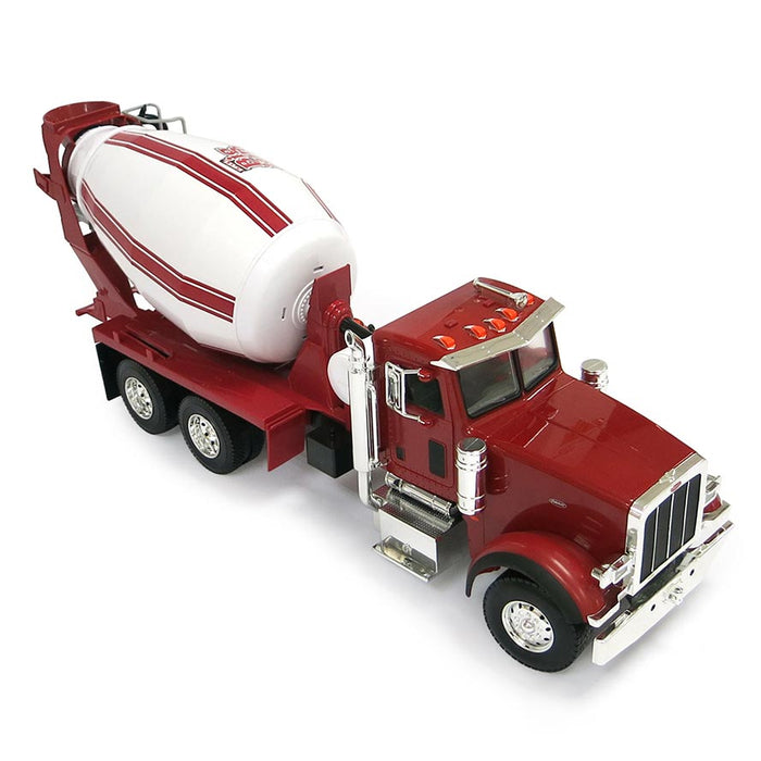 1/16 ERTL Big Farm Red Peterbilt 367 Truck with Cement Mixer