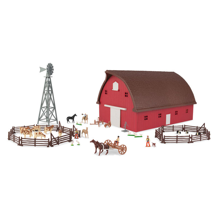 1/64 ERTL Farm Country Round Gable Barn Set