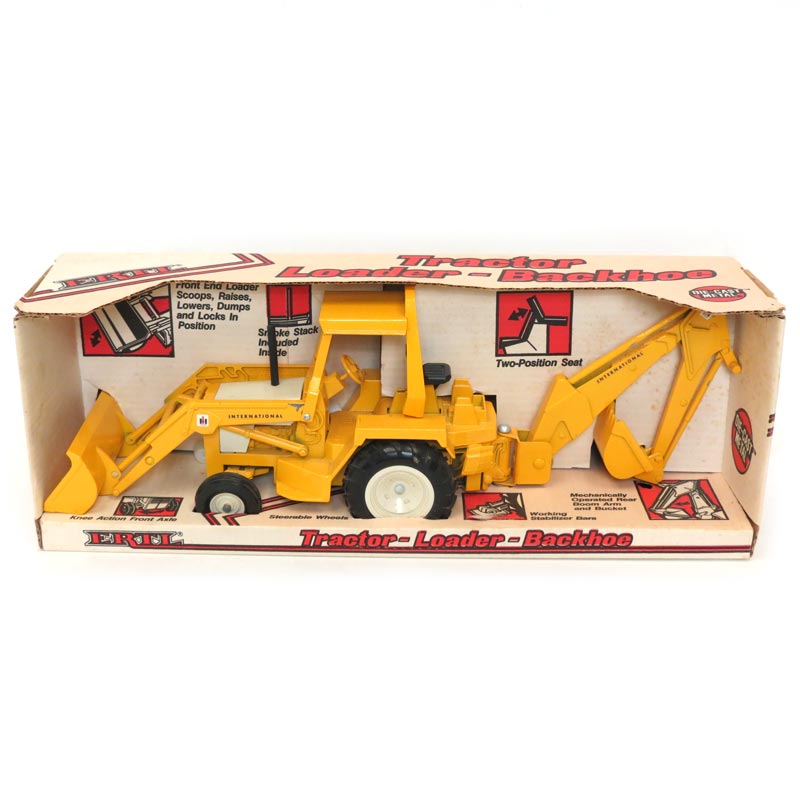 1/16 International Harvester Backhoe Loader, Made in the USA by ERTL - Loose, No Box