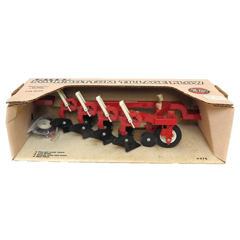 (B&D) 1/16 Four Bottom Trailing Tillage Plow by ERTL - Damaged Item