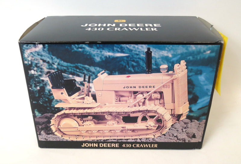 1/16 John Deere 430 Industrial Crawler by ERTL, 1997 National Toy Truck & Construction Show - Damaged Box