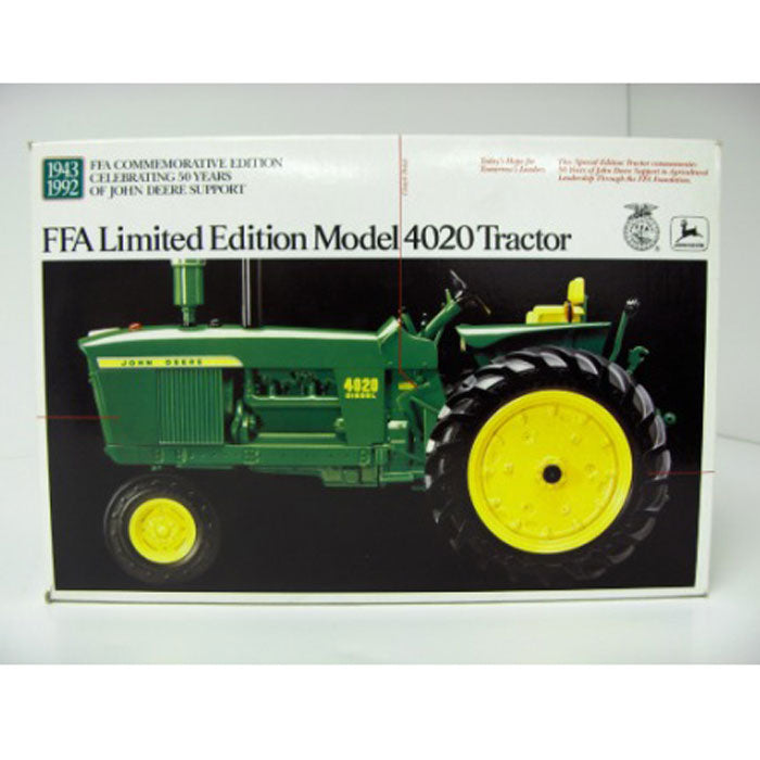 1/16 John Deere 4020 Narrow Front, ERTL Precision, 1992 FFA Edition (ONLY 500 Made)