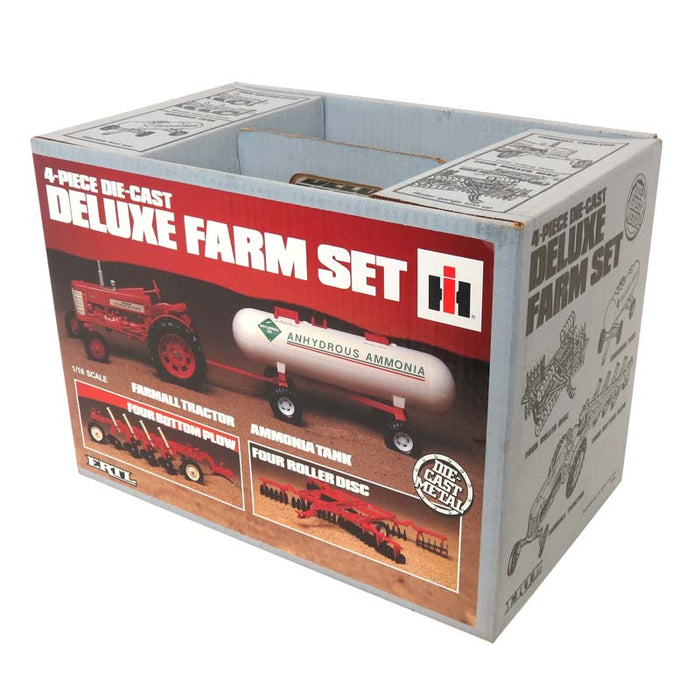 1/16 International Harvester Deluxe 4 Piece Farm set by ERTL