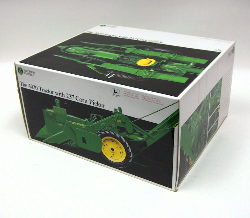 (B&D) 1/16 John Deere 4020 with 237 Corn Picker, ERTL Precision Classics #14 - Box Wear